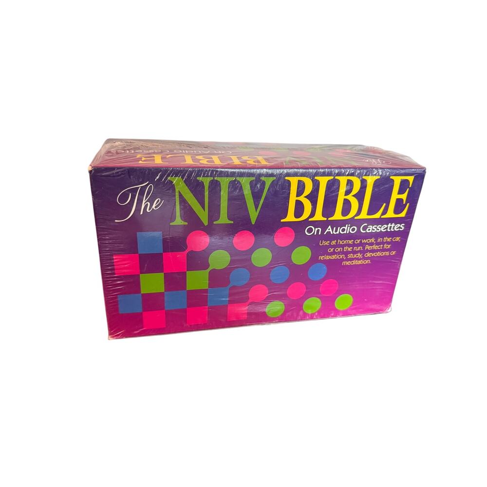 NEW - The NIV Bible on Audio Cassette (Set of 48) Vintage 1994